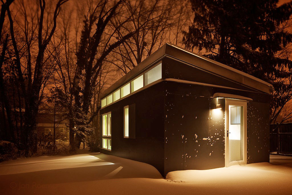 New studio & blizzard. Princeton, NJ, December 26, 2010. Click to enlarge. 