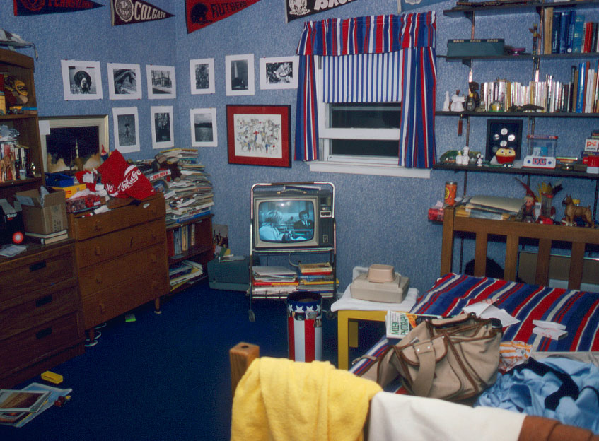 My room, October, 1979, Princeton, NJ - captured on Kodachrome in all its glory.