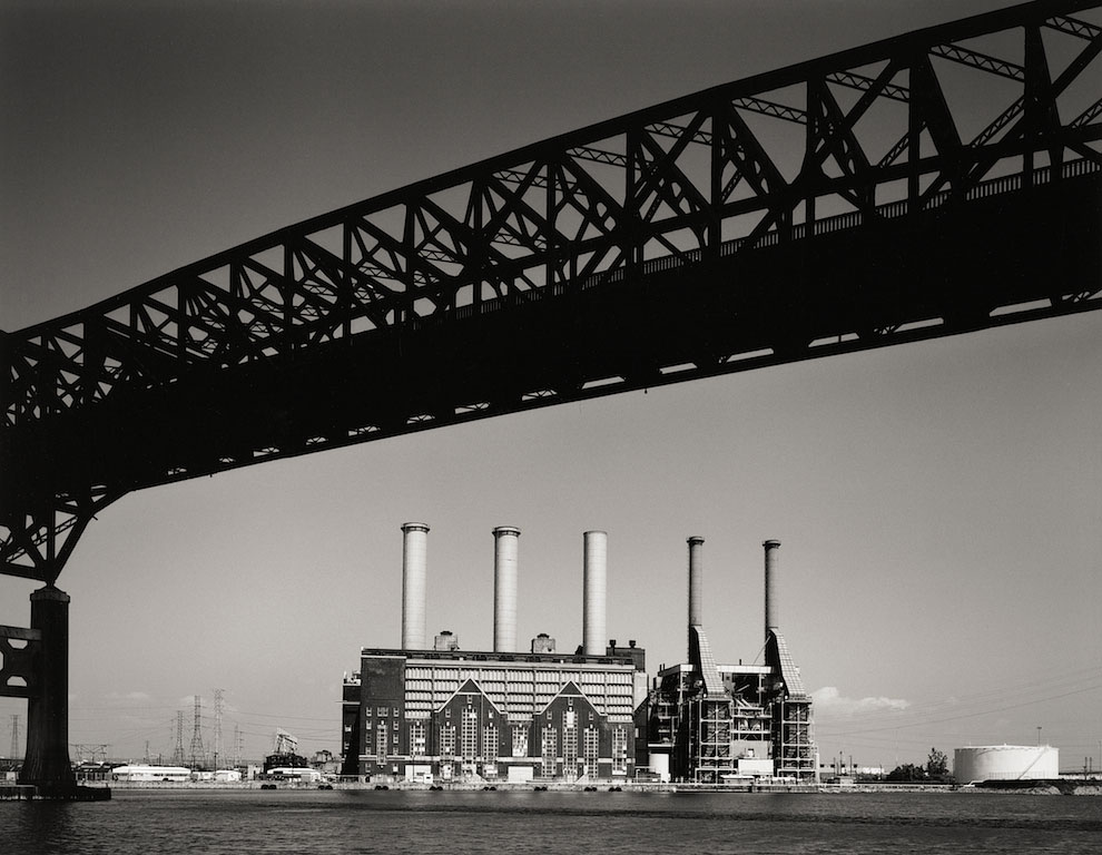 The Skyway crossing the Hackensack River. Jersey City, NJ.  1998