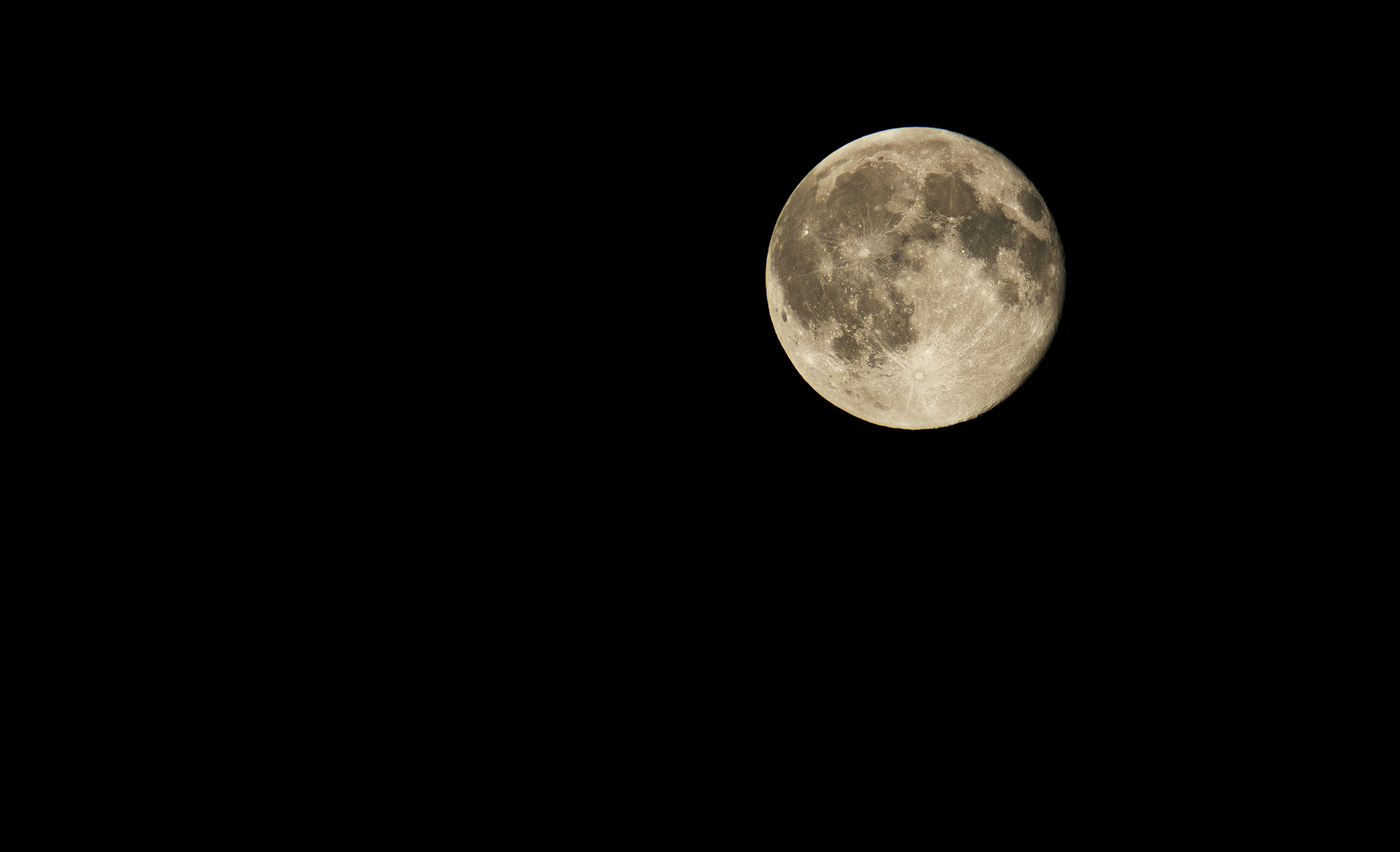 Blue moon. July 31, 2015. Princeton, NJ.