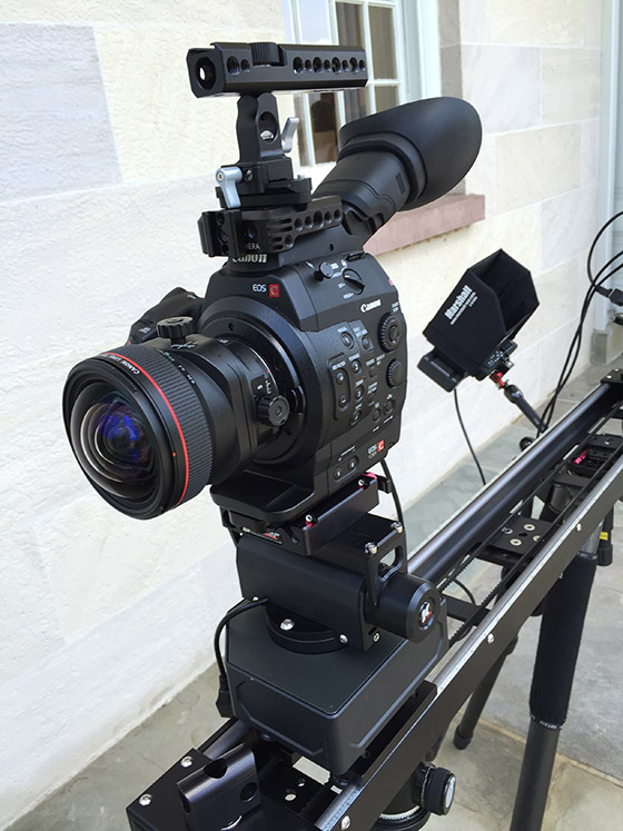 Kessler Second Shooter, Canon C300, 3' Cineslider. Princeton, NJ. June, 2015.