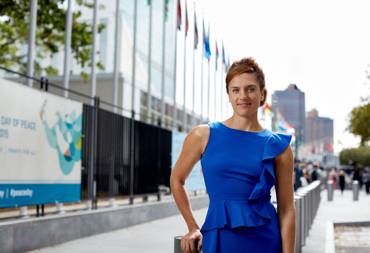 Sarah Irene, United Nations Interpreter. Photographed at the UN in New York City. September, 2015. Click images to enlarge.