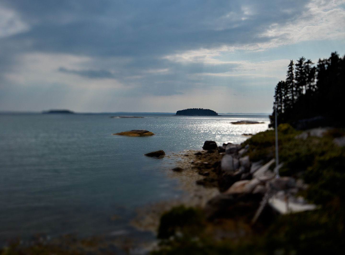 Second Island and Penobscot Bay. Canon 5DS R with the 45mm TSE lens. Stonington, ME. August, 2015.